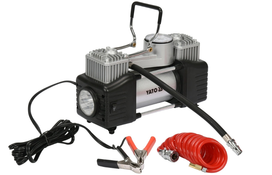 Inflador de Neumático 145 PSI 12V Yato