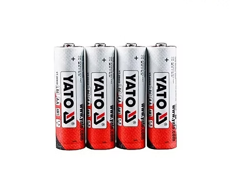 Batería alcalina de 1.5V/AAA/4AMP - 4 Pieza Yato