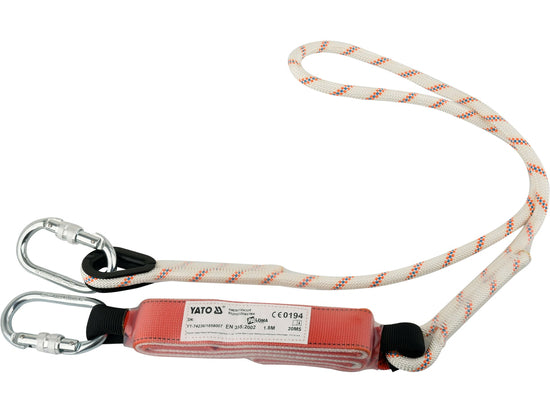 Eslinga Anticaídas Con Cable Y Mosquetón Yato