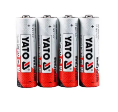 Batería alcalina de 1.5V/AA/3AMP - 4 Pieza Yato