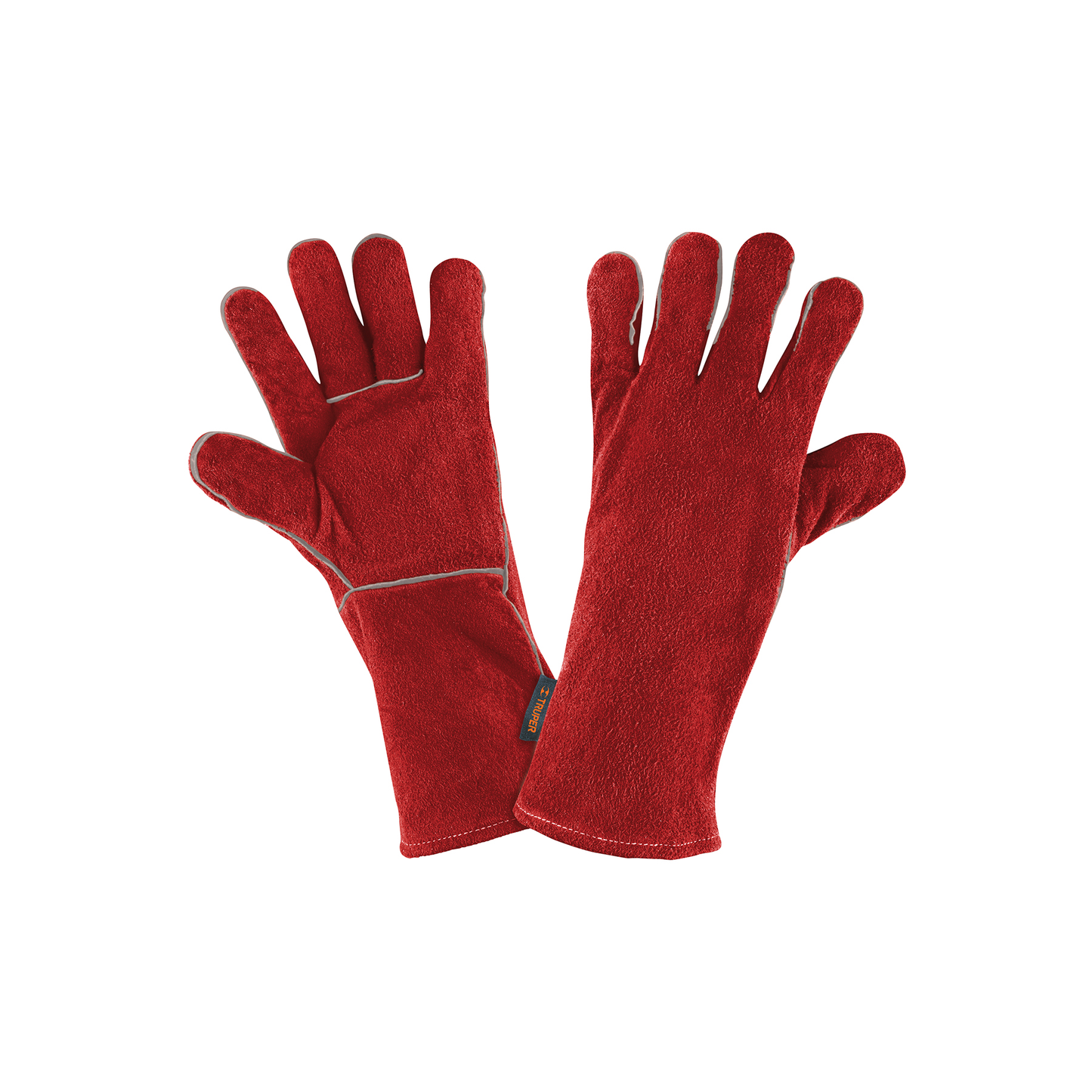 Guante Soldador Rojo 14" Largo - Seguridad Industrial - Truper