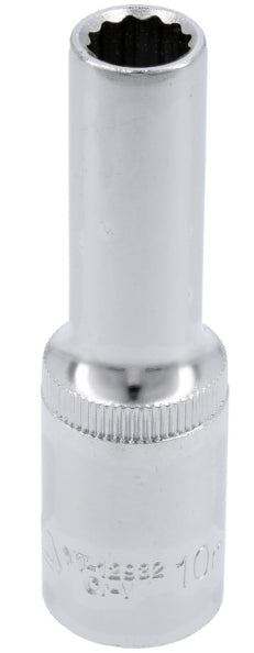 Socket Largo 1/2" x 10 mm 12 Puntas Yato
