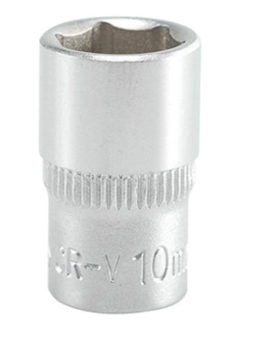 Socket Corto 1/4" x 10 mm 6 Puntas Yato