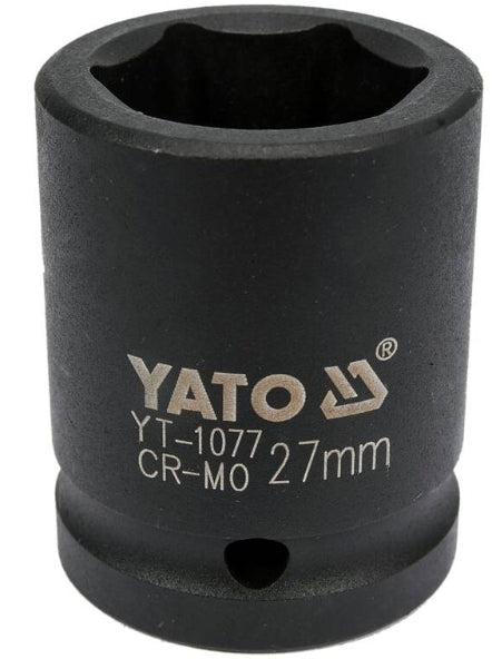 Socket de Impacto Corto 3/4" x 27 mm 6 Puntas Yato