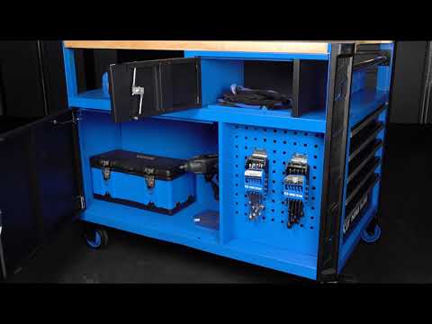 Mesa de Trabajo 10 Gavetas + 1 Colgar Llaves King Tony