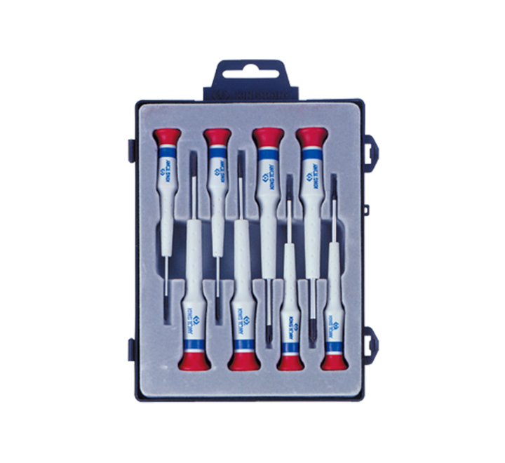 Juego de Destornillador Ph y Plano Precisión 8 Piezas King Tony