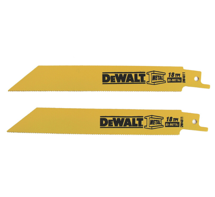 Sierra Sable Madera y Metal 6" x 18D 2 Piezas DeWalt