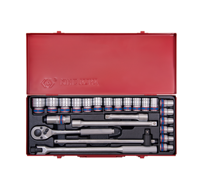 Juego de Socket 1/2" 10-32 mm 6 Puntas 24 Piezas King Tony