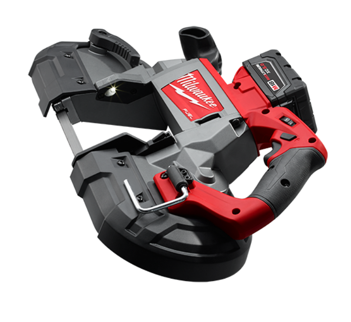 Sierra Banda 44-7/8" Largo 18 V Libre de Brocha Capacidad Corte 5" x 5" 1 Batería + Cargador Milwaukee