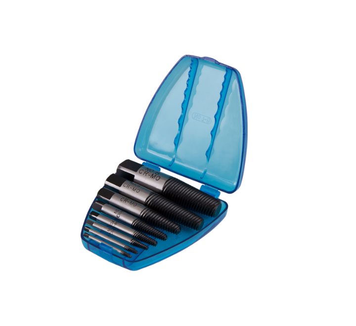Juego de Extractor de Tornillo Espiral 1/8"-2" 8 Piezas King Tony