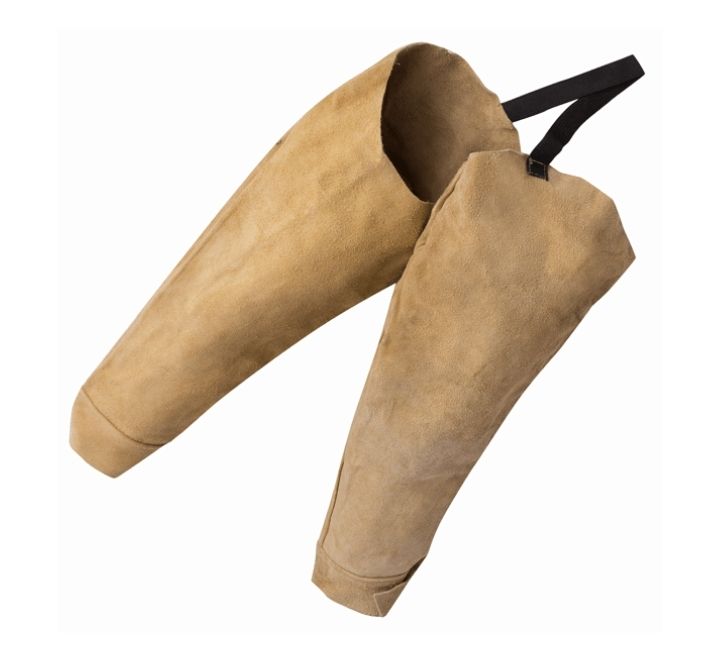 Manguitos Soldador N.º 8 con Cuero Vacuno Talla Única 60 cm