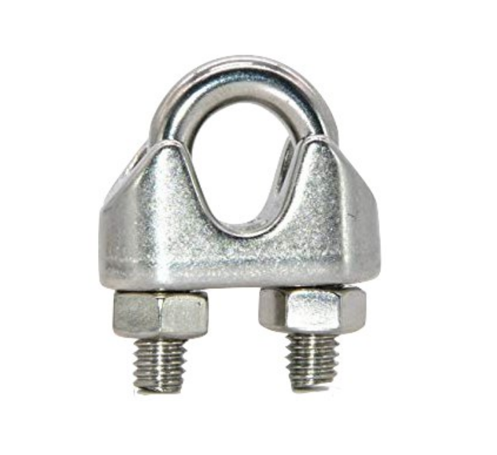 Grapa Aprieta Cable Galvanizado 1/8" (3M) Angelito