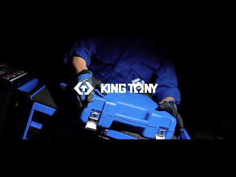 Juego de Socket Métrico 1/4" + 1/2" y Herramientas 81 Piezas Mango Madera King Tony