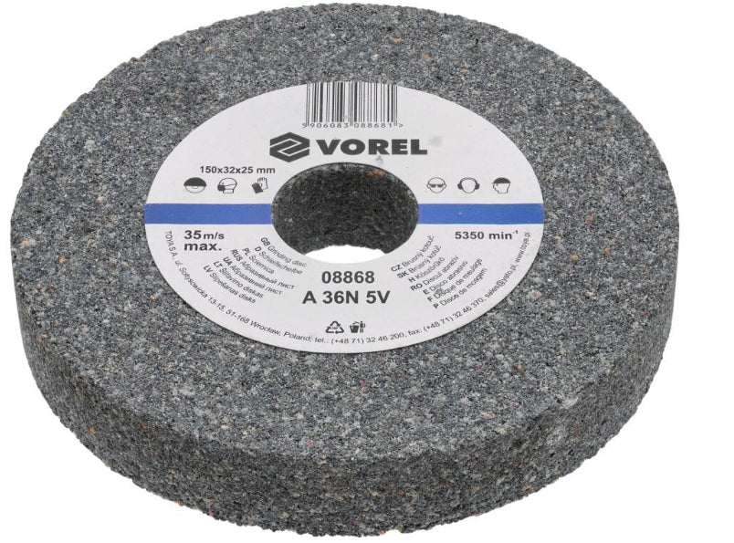 Imagen de Piedra Esmeril A36 6 X 3/4 X 1-1/4 - HT automotriz e industrial