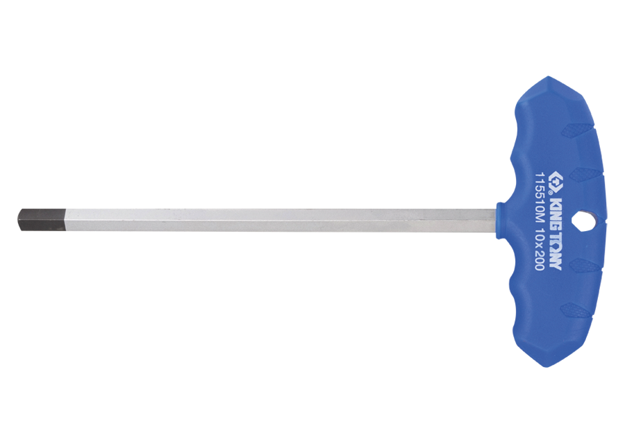Llave L Cabeza Hexagonal con Manubrio 10 x 200 mm | King Tony