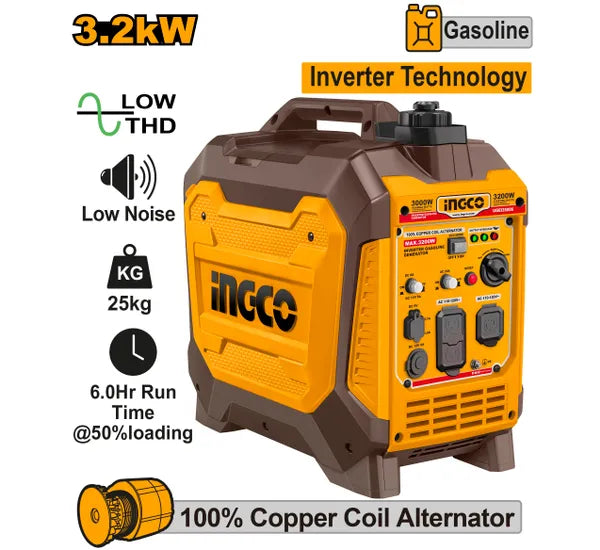 Generador Inverter 3.2Kw de Bajo Ruido | Genérico