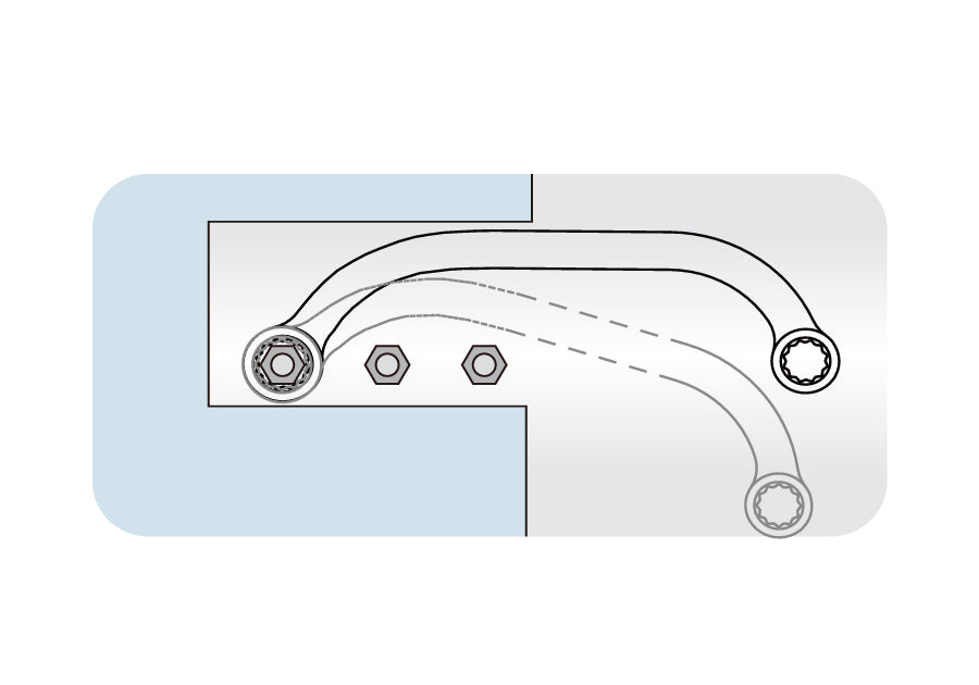 Llave Curva 10-12 mm King Tony