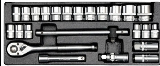 Imagen de Jgo Socket 1/2 10-32M 24Pz - HT automotriz e industrial