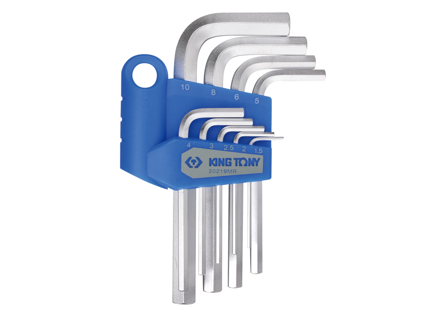 Juego de Llave L 9 Piezas Hex Corta 1.5-10 mm | King Tony