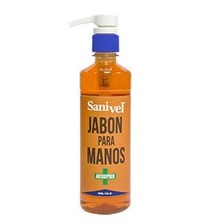 Jabón Líquido Sanivel Botella 475 ml 16 Oz con Bomba Dispensadora