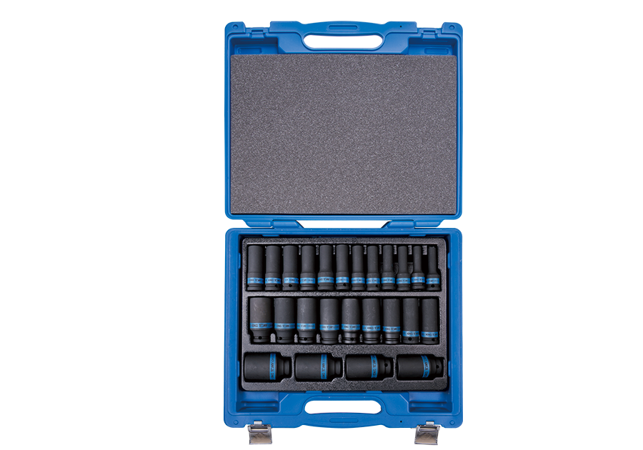 Juego de Socket Impacto 1/2" 6 Puntas 25 Piezas King Tony 4435MP - foto oficial fabricante