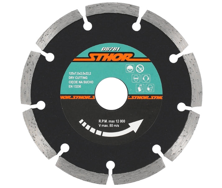 Imagen de Disco Diamante Segmentado C/Seco 5" - HT automotriz e industrial