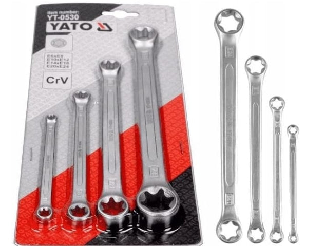 Imagen de Jgo Llave Torx Hembra E6- E24 4 Pz - HT automotriz e industrial