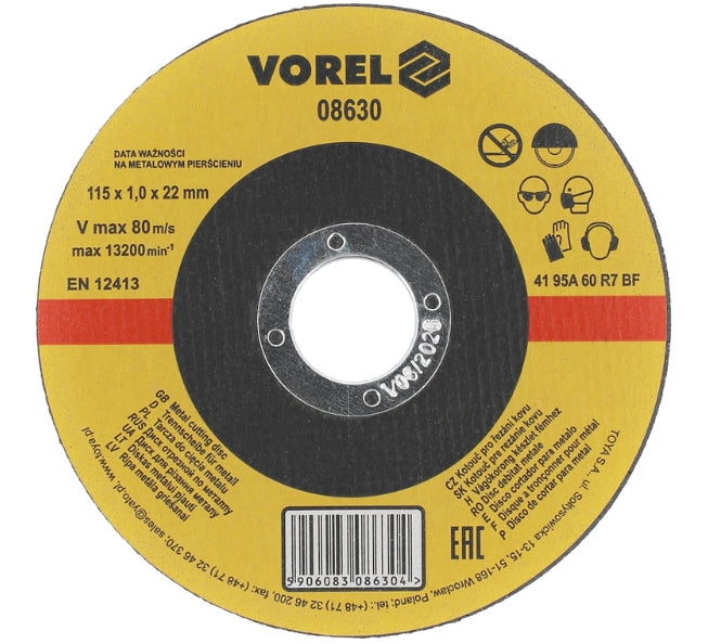 Imagen de Disco Corte Metal Delgado 4-1/2 X 0.4 X 7/8 - HT automotriz e industrial