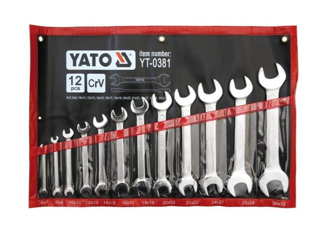 Imagen de Jgo Llave Abierta 12Pz 6-32M - HT automotriz e industrial