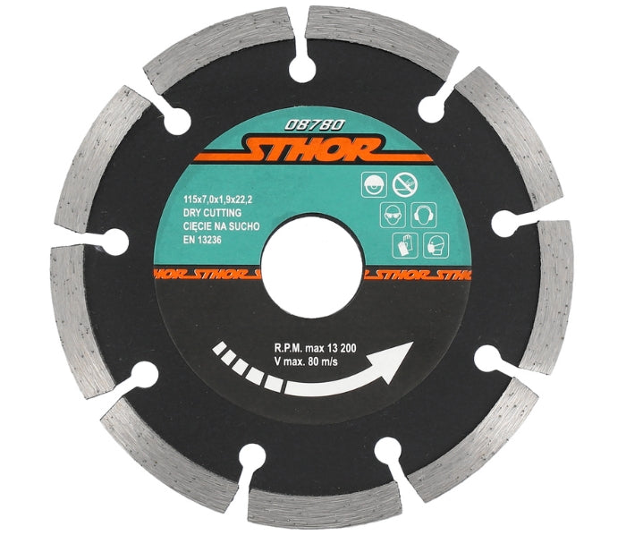 Imagen de Disco Diamante Segmentado C/Seco 4-1/2X7/8 - HT automotriz e industrial