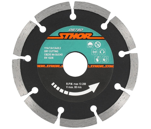 Imagen de Disco Diamante Segmentado C/Seco 4-1/2X7/8 - HT automotriz e industrial