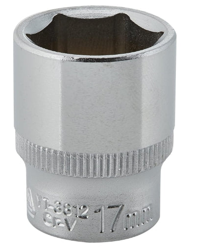 Socket Corto 3/8" x 17 mm 6 Puntas Yato