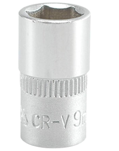 Socket Corto 1/4" x 9 mm 6 Puntas Yato