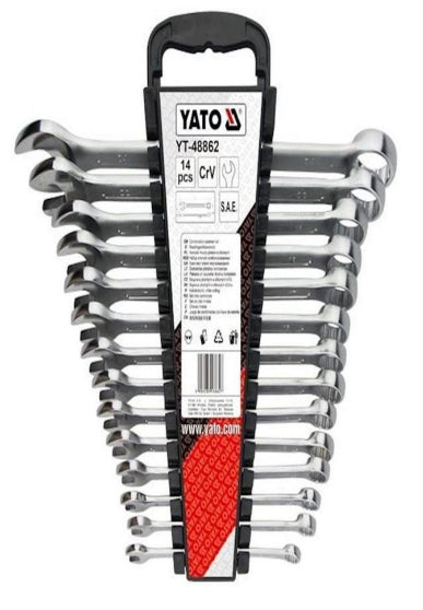 Juego de Llave Combinada 14 Piezas 3/8" - 1-1/4" Yato