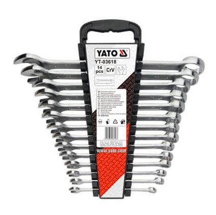 Juego de Llave Combinada 14 Piezas 8-24 mm Yato