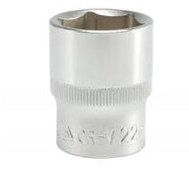 Socket Corto 1/2" x 22 mm 6 Puntas Yato