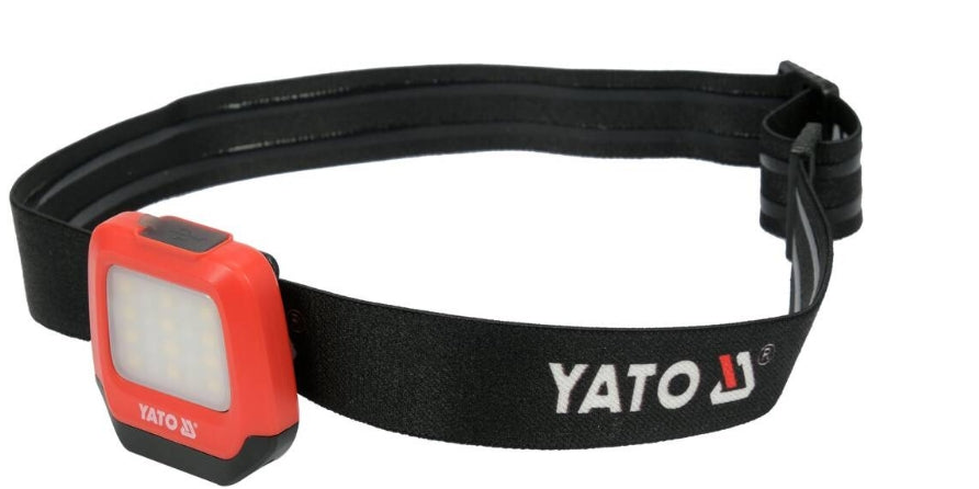 Lámpara LED USB Recargable para Cascos 2 en 1 200 LM Yato