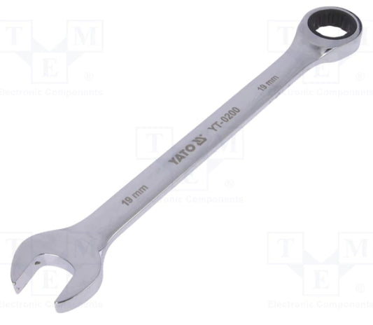 Llave Combinada 19 mm Ratchet Yato
