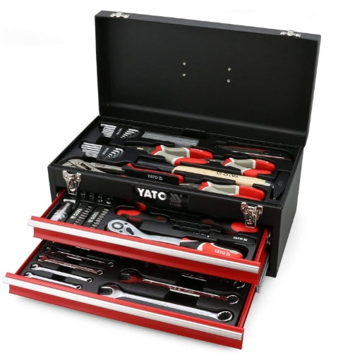Caja de Herramientas 2 Gavetas 80 Piezas Yato