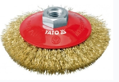 Cepillo Cónico Latonado 4" x 14M Yato