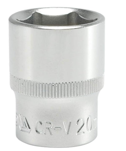 Socket Corto 1/2" x 20 mm 6 Puntas Yato