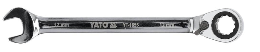 Llave Combinada 12 mm Ratchet Ajustable | Yato - Herramientas