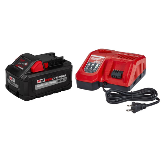 M18 Batería y Cargador XC 8.0 High Output Kit de Inicio Milwaukee