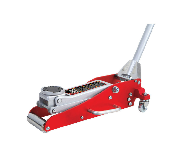 Gato Garaje Bajo Perfil Aluminio 1.5 Ton + Burro de 2 Ton Doble Seguridad Big Red