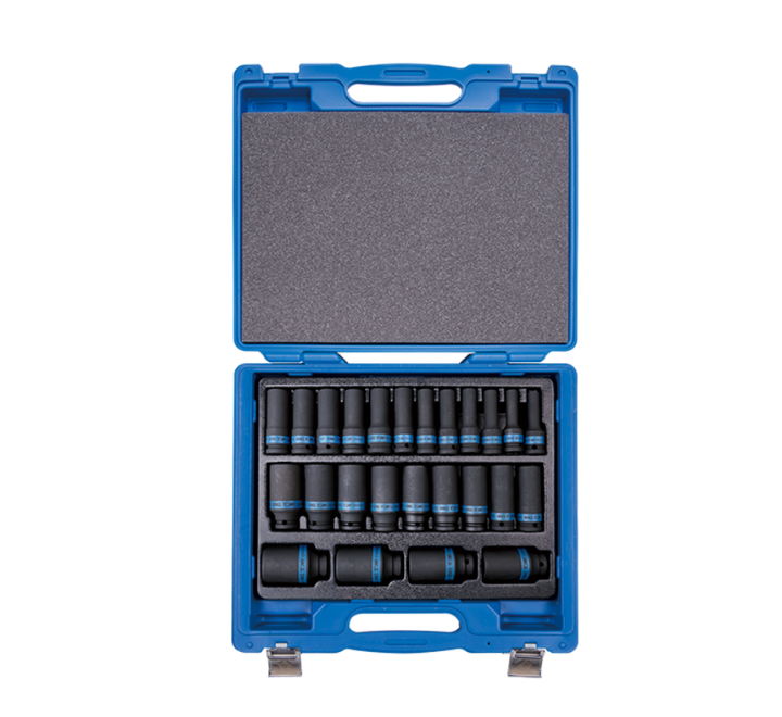 Juego de Socket Impacto 1/2" 6 Puntas 25 Piezas King Tony