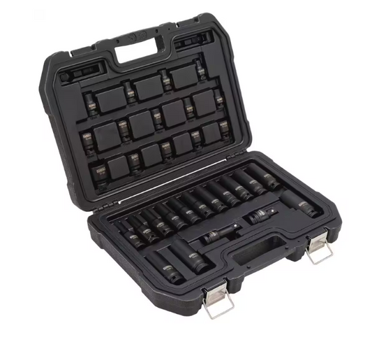 Juego de Socket Impacto 1/2" 6PT 30 Piezas DeWalt