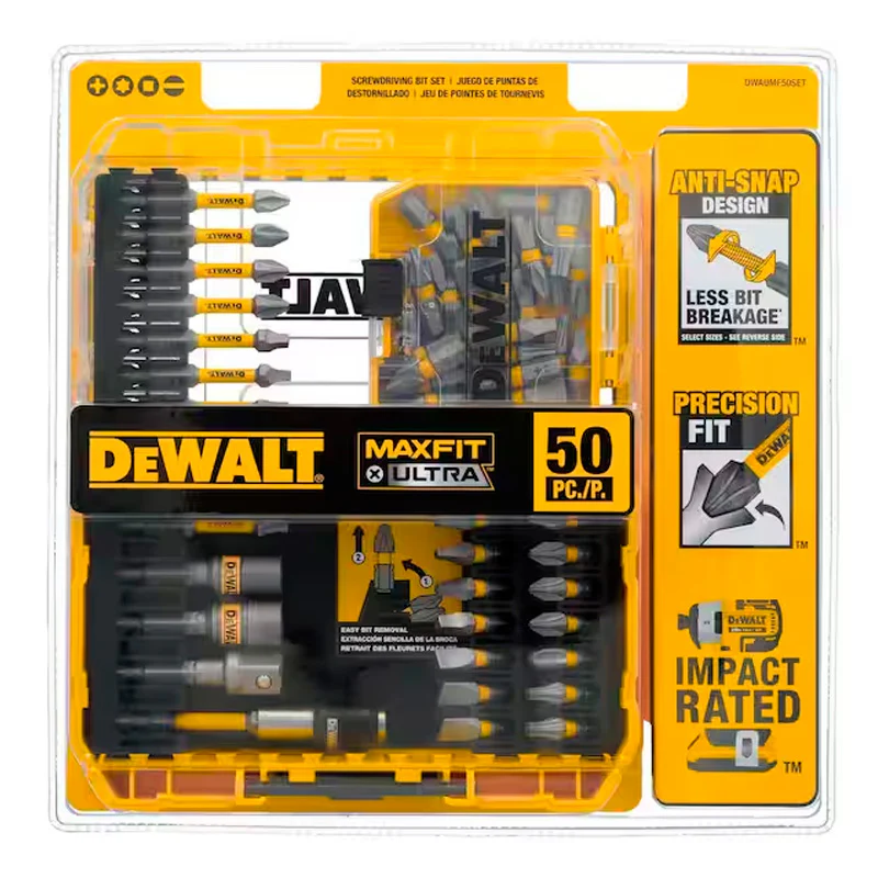 Juego de Puntas Atornilladoras de Impacto 50 Piezas | DeWalt
