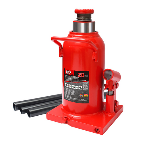 Gato Hidráulico Soldado Botella 20 Toneladas Big Red
