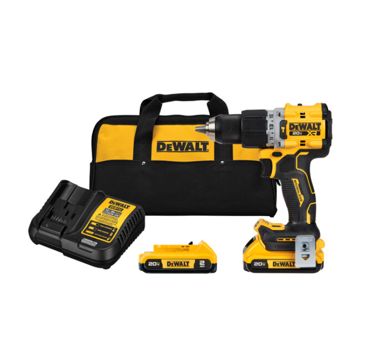 Taladro Percutor de 1/2" 20V (13 mm) sin Carbones Kit DeWalt