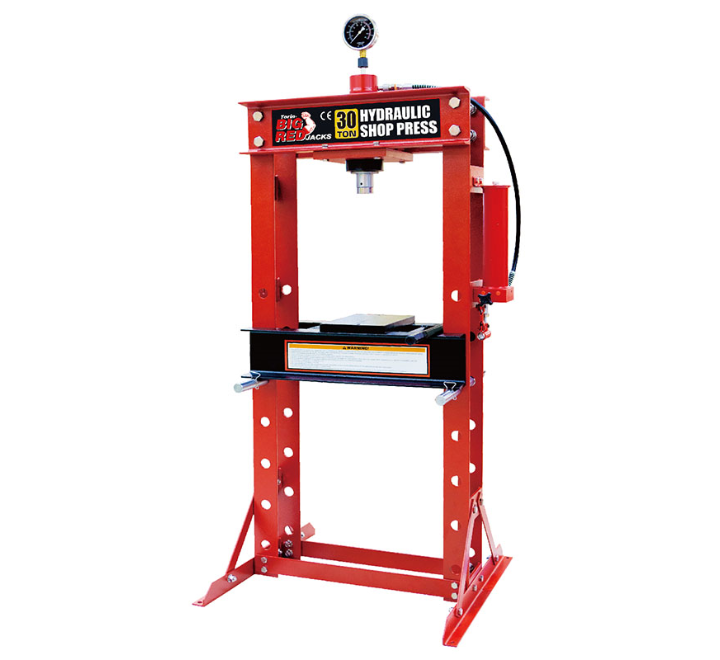 Prensa Hidráulica 30 Toneladas 2 Modos Aire/Manual Big Red